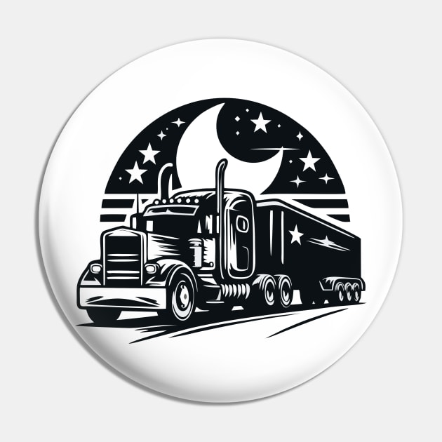 trucker Pin by artoriaa