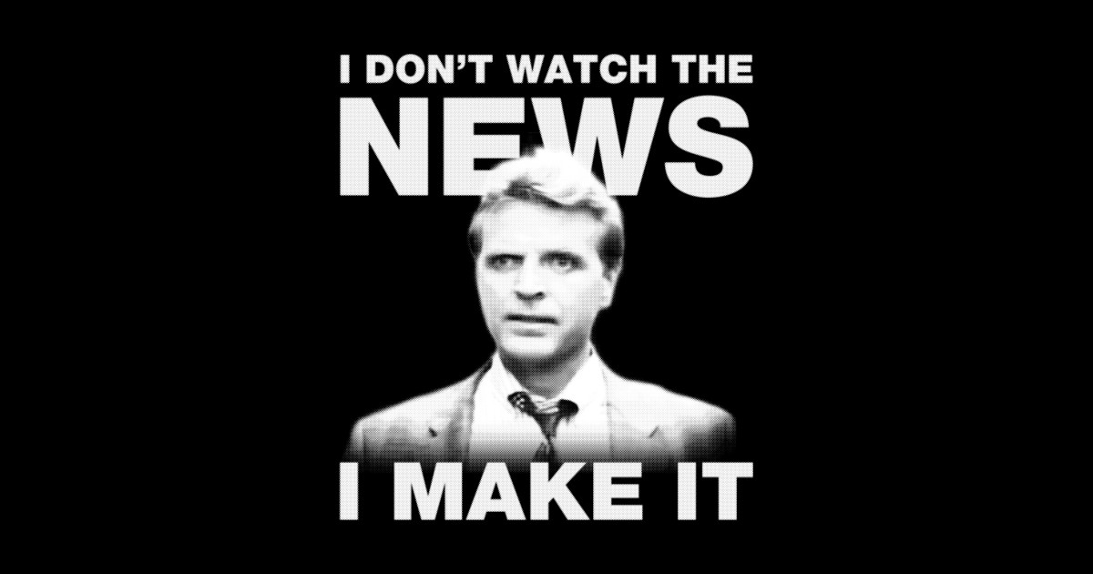 I Don t Watch The News Sledge Hammer Sticker TeePublic