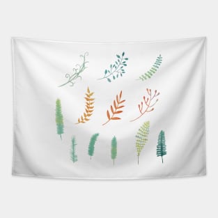 Watercolor branches pack set Tapestry