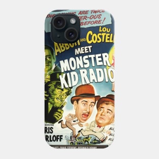 Abbott & Costello Meet Monster Kid Radio Phone Case