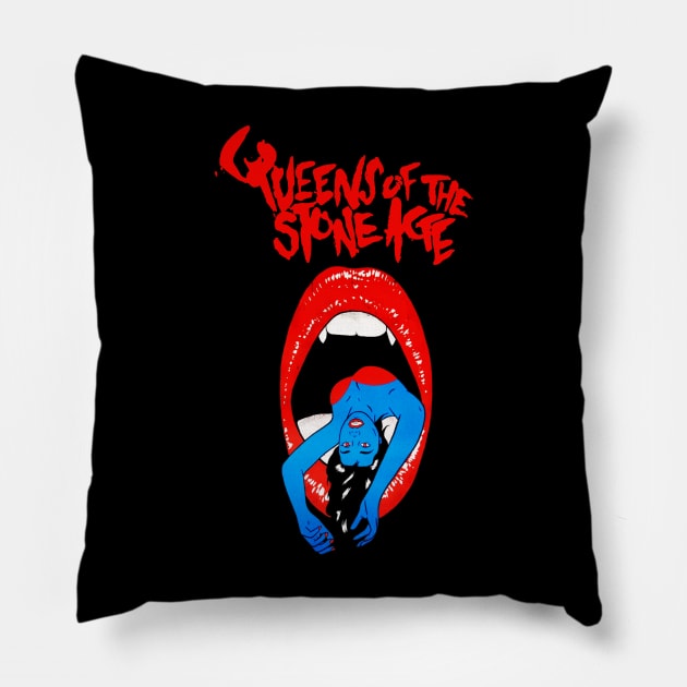 Queens  Age Pillow by Kena Ring Arts