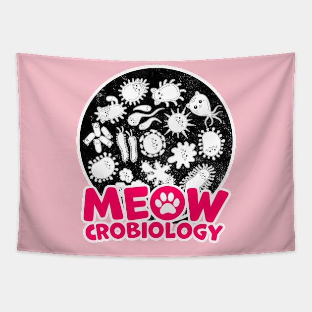 meowcrobiology Tapestry by FanaticTee