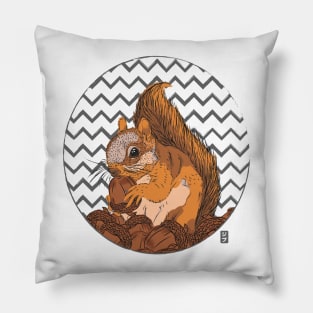 Squirrel Love Pillow