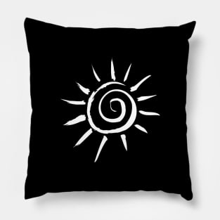 Abstrakte Sonne Pillow