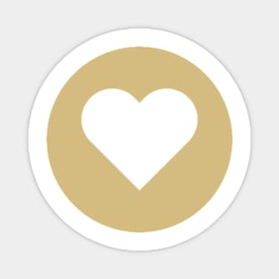 Golden Heart Magnet