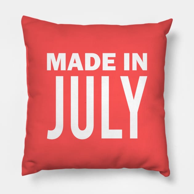 Born in July Birthday Gift Pillow by rakutenmallor