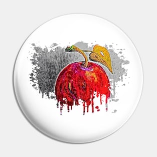 A Splash of Apple Pin