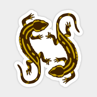 Double Salamander Magnet