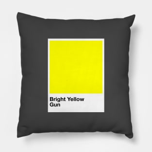 Pantone Bright Yellow Gun Pillow