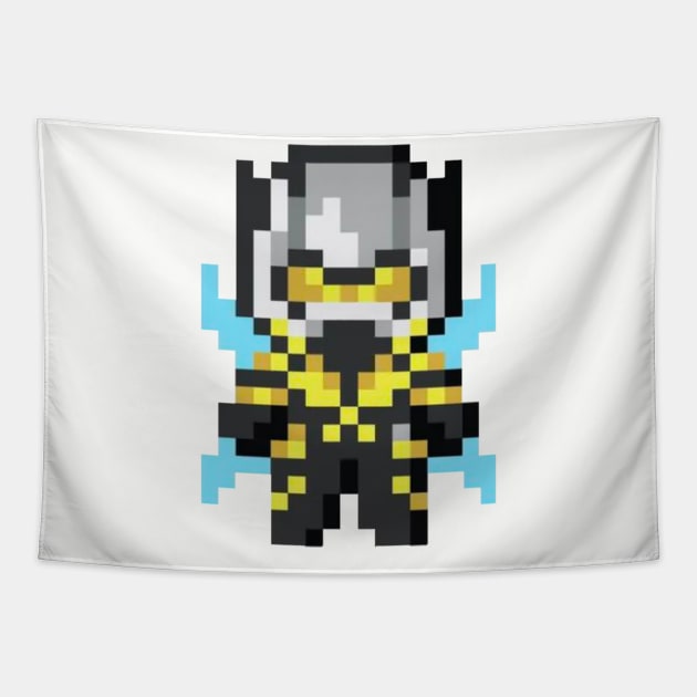 The wasp 8bit Tapestry by Kopi Aiko Art