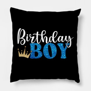 Birthday Boy Crown Pillow