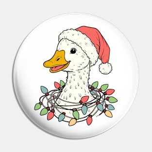 Funny Goose Gift Men Women Kids Silly Goose Ugly Christmas Pin