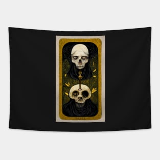 Death Tarot Card. Tapestry