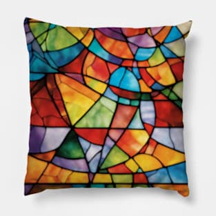 Stained Glass Pattern Pillow