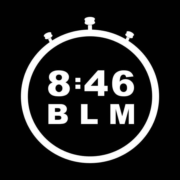 8:46 BLM (stopwatch) by Thinkblots
