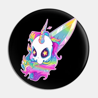 EDM Unicorn DJ Electronic Festival Pin