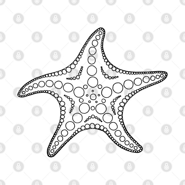 Starfish (black/white) by calenbundalas