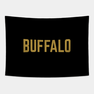 Buffalo City Typography Tapestry