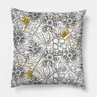 African Flowers In The Sun Pillow