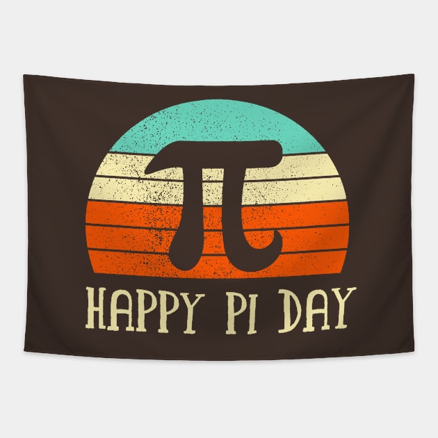 happy pi day mathematic math teacher leopard rainbow ,happy pi day color ,color pi, pi day Tapestry by TeeAMS