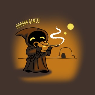 Cute Utini Funny Scavenger Alien Genie Lamp Sci-fi T-Shirt