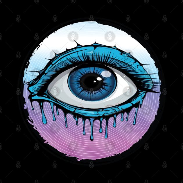 Not So Evil Big Beautiful Blue Eye by RRMStudios