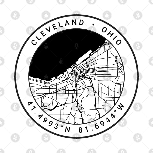 Cleveland Map by Ryan-Cox