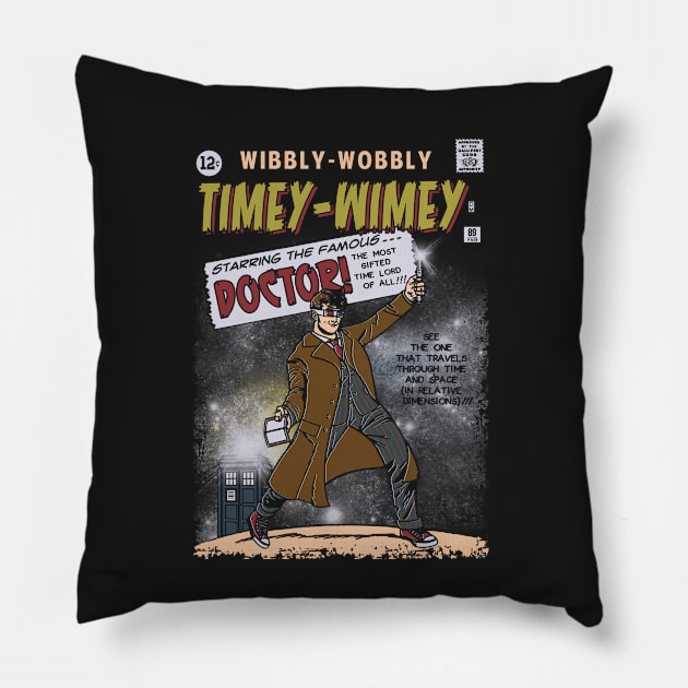 Timey-Wimey Pillow by Arinesart