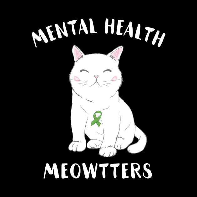Mental Health Matters Cat Mental Health Pin TeePublic