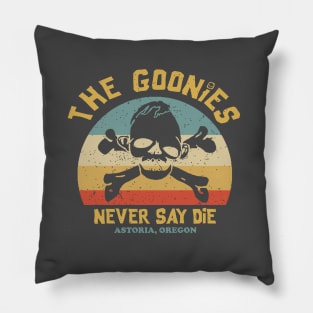 The Goonies Never Say Die Vintage Retro Pillow