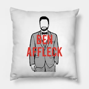A portrait of Ben Affleck Pillow