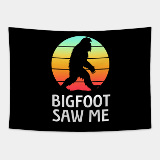 Bigfoot Saw Me Tapestry