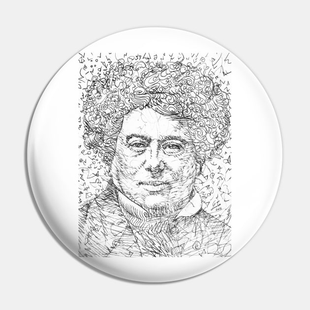 ALEXANDRE DUMAS pencil portrait .1 Pin by lautir