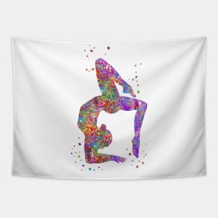 Yoga pose Tapestry