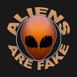 Fake Aliens (Orange) T-Shirt