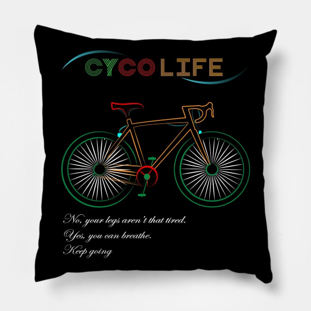 Amazing CYCO (CYCLE) LIFE Pillow by mjhejazy