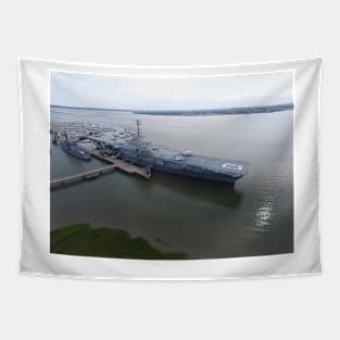 USS Yorktown from Drone Tapestry