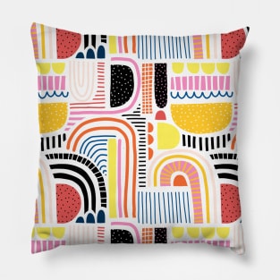 Bright Collage Pillow