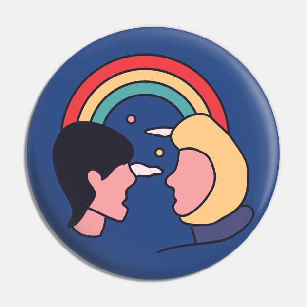 Hey Dude Pin by technicolorable