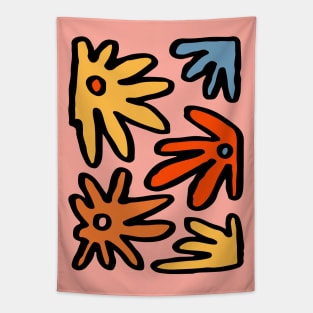 Groovy Flower Poster Tapestry