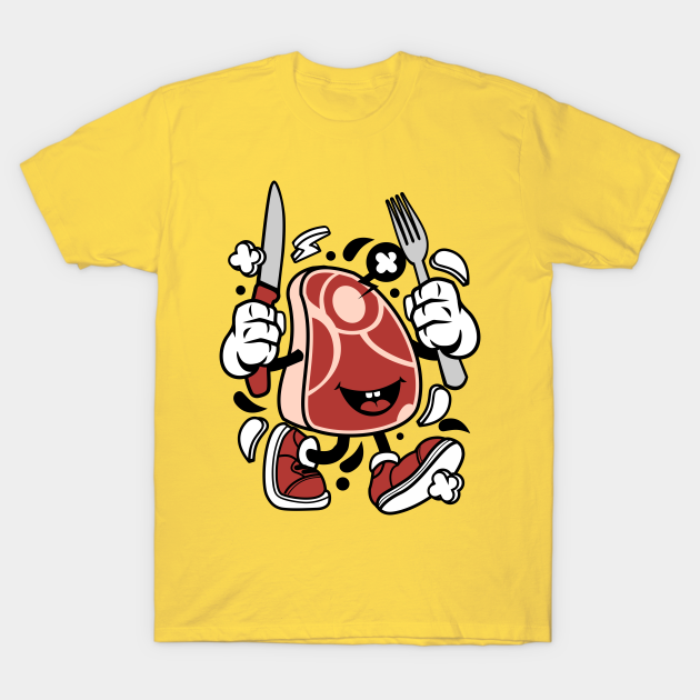 Discover Meat Cartoon Style - Meat Lover - T-Shirt