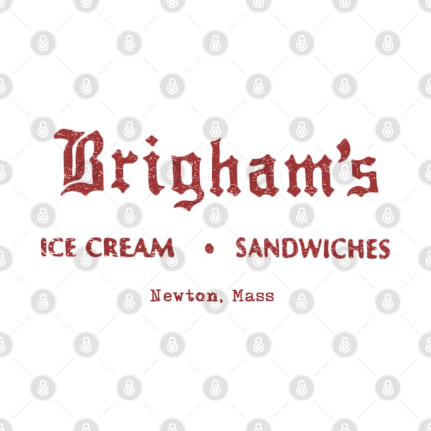 Brigham's Ice Cream & Sandwich Parlor - vintage by GeekGiftGallery