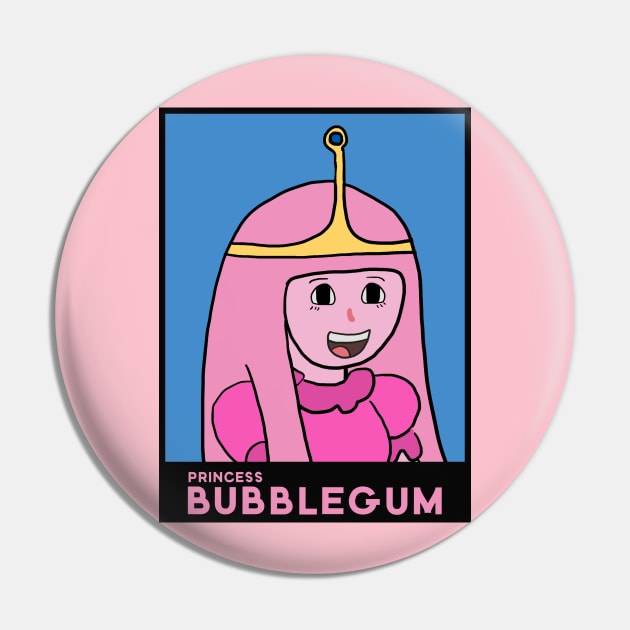 Princess Bubblegum Ugly face Pin by HijriFriza