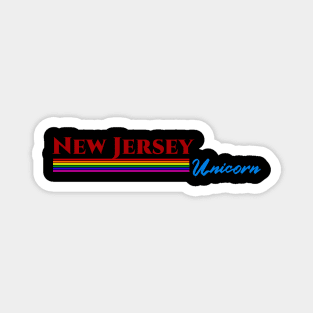 New Jersey Unicorn Gift Magnet