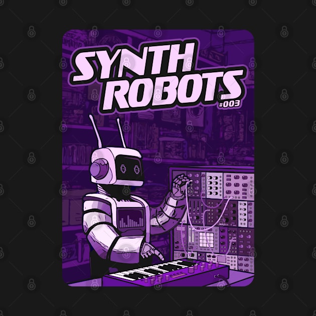 Synth Robot for Synthesizer lover and Electronic Musician by Mewzeek_T