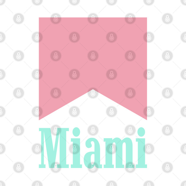 Light Up Miami - Solid Color Logo by Eric Sylvester