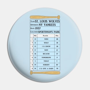 Batting Order Pin