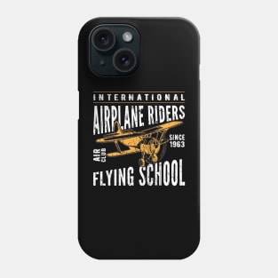 AIRPLANE RIDERS FLYING SCHOOL Phone Case