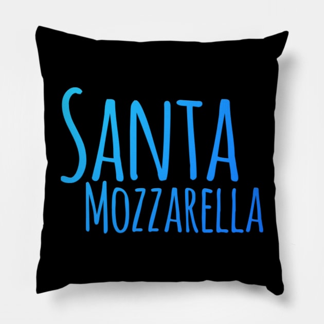 Luca - Santa Mozzarella Pillow by TSHIRT PLACE