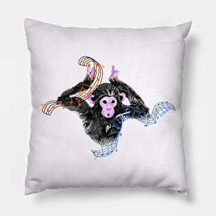 Dancing Monkey Pillow